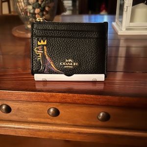 CoachJean-Michel Bisquiat skinny wallet